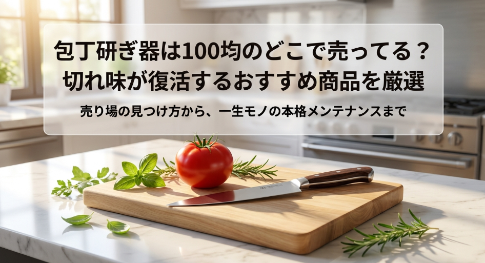 包丁研ぎ器　100均　どこに売ってる
