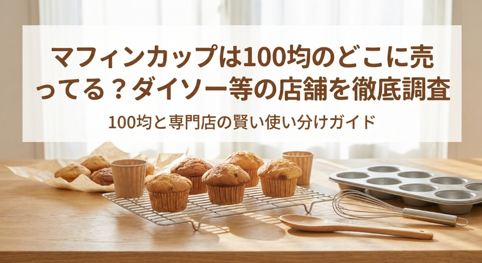 マフィンカップ 100均 どこに売ってる