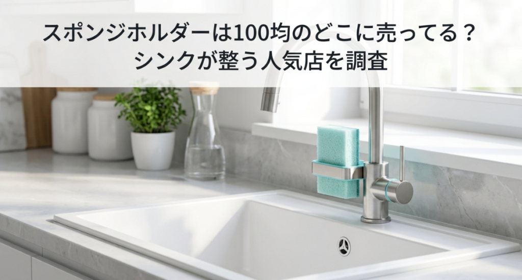 スポンジホルダー　100均　どこに売ってる