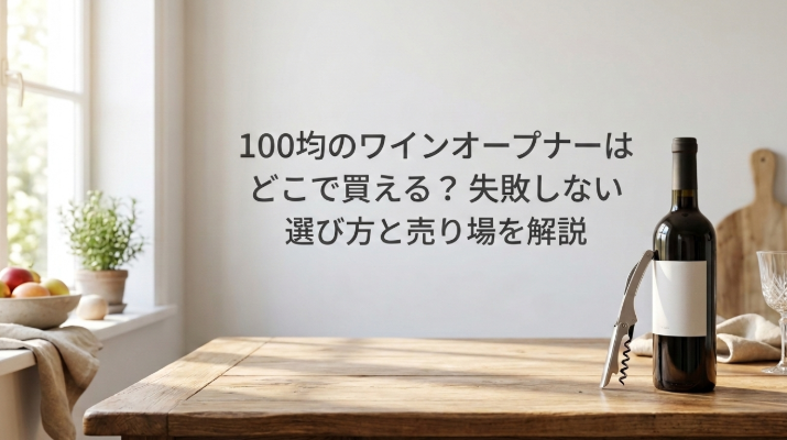 ワインオープナー　100均　どこに売ってる